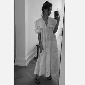 ★NWT Sea NY Santos Eyelet Dress Ivory S★